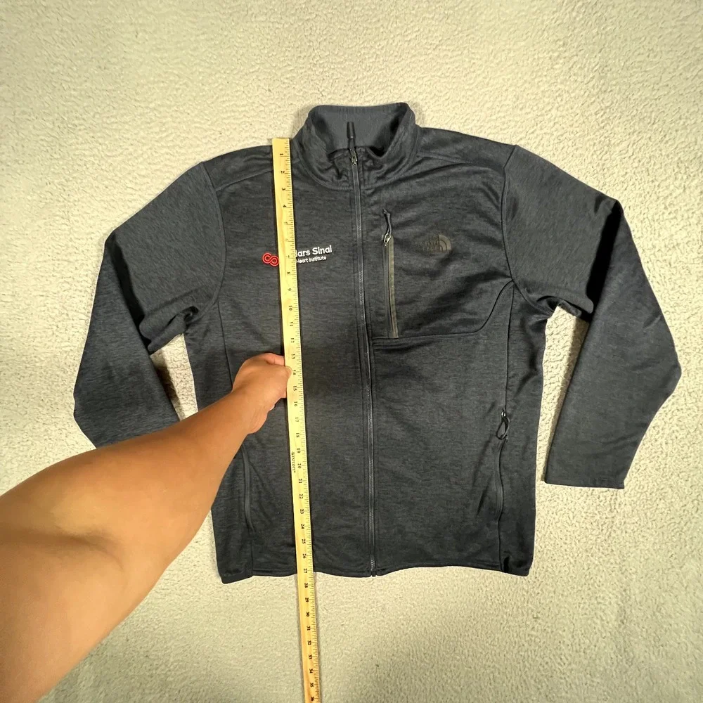 The North Face Sweater Mens‎ Large Blue Full Zip Outdoor Pullover Casual Preppy